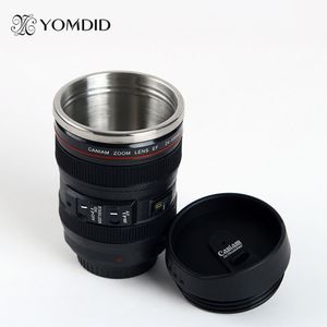 Kupalar Paslanmaz Çelik SLR Kamera EF24105mm Kahve Lens Kupa 1 1 Ölçek Caniam Kahve Kupa Yaratıcı Hediye 221122