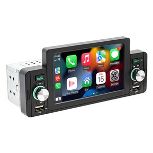 Autoradio da 5 pollici Carplay Android auto Lettore multimediale MP5 1 Din Car Stereo Video Navigazione GPS Bluetooth Mirror Link