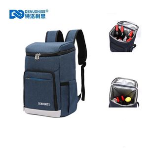 Ice PacksIsothermic Bags DENUONISS Suitable Picnic Cooler Backpack Thicken Waterproof Large Thermo Refrigerator Fresh Keeping Thermal Insulated 221122