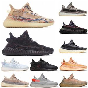 Designer men's and women's yee running shoes yez sneakers kanye west v2 cloud white sand brown zebra lemon desert sage cultivated oreo fade fashion sneakers