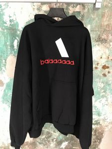 Tasarımcı Mens Hoodies Sweatshirts Uzun Kollu Yonca Baskı Kapşonlu Mektup BA Nedensel Üst Kapüşonlu Giyim 2xl 3xl X4K3#