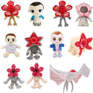 Kawaii Stranger Things Ego Demogorgon Peluş Peluş Toys Karikatür Karikatür Sevimli Eleven Peluş Bebek Yastığı Hediyesi Çocuklar İçin Kızlar Ücretsiz Ups