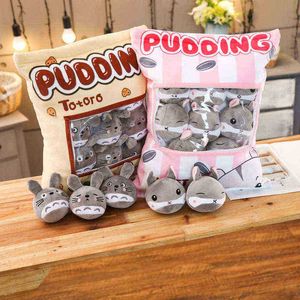 Kawaii Puding 8 Parça Hamster ve Kedi Peluş Topları Çanta Aperatif Oyuncak Yumuşak Karikatür Hayvan Dolması Pop Kanepe Minderi Kız Arkadaşı çocuklar Hediyeler J220729