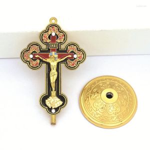 Подвесные ожерелья католик Христос Иисус пересекает антикварная эмалевая висящая машины, украшения, украшение церкви, религиозные украшения