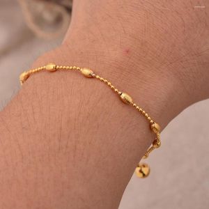 Charm Bilezikler Dubai Altın Renk Banglesbracelets Kadınlar Erkekler Düğün Bilezik İslam Müslüman Arap Orta Doğu Takı Afrika