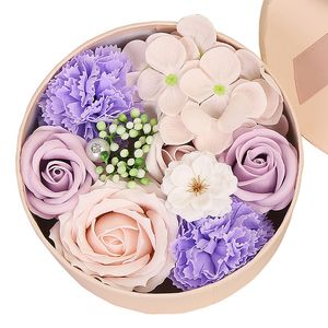 Вечеринка ароматизированная мыльная роза искусственные ароматные лепестки цветочные цветочные подарочные коробки в форме свадебного декора для подруги подарок на день святого Валентина