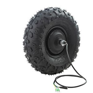 Ruota da 14,5 pollici 24V 36V 48V 350W 500W40N.M Carriola elettrica Motoriduttore per tutti i terreni Kit Off Road Pneumatico ruvido