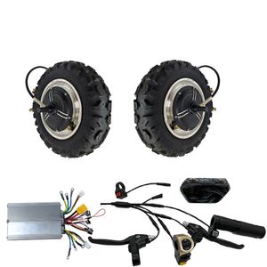 48V Electric Bike and Scooter Hub Motor Controller - 500W to 1000W Brushless Wheel for ATV & UTV, 11-inch Dual Drive, 30-65KM Range