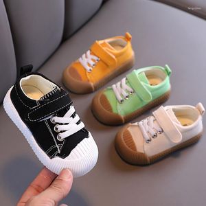 İlk Yürüyüşçüler Bebeğin Tuval Ayakkabıları Rahat Kalite Kalı gündelik Moda Şeker Renk Bebek Spor ayakkabıları Nefes alabilen kaymaz 1-3 yaşında