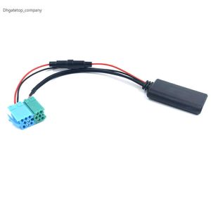 Biurlink Car Radio Green Blue Mini ISO 6PIN 8PIN Разъем Bluetooth 5.0 Aux Adapter для Renault Updatelist