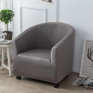 Sandalye kapak kapağı kapak kulübü slipcover streç yumuşak kanepe mobilya koruyucusu saf renk elastik koltuk kasası oda