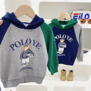 Children Hoodies Fashion Color Matching Hoodie Baby Boy Girl Spring&Autumn Kids Jacket Sweater Tops Pullover Outwear