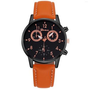 Начатые часы роскошные мужчины Quartz Watch Leauter Bracele Ultra Thin Arabic Digital Difal High-класс. Подарок для спортивных часов на открытом воздухе.