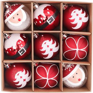 Рождественские украшения 9pcs шарики украшения дерево