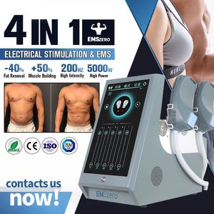 Yüksek Maliyet Performans Zayıflama RF EMS NEO Kas Yapımı Vücut Zayıflama Güzellik Makinesi 4 Kalçalı Kulplar İsteğe Bağlı