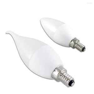 Lampada LED E14 LAMP 220V SMD 2835 BOMBILLAS 5W 7W 9W Mum Hafif Soğuk Beyaz/Sıcak Beyaz Luz De Amul Spot Işığı