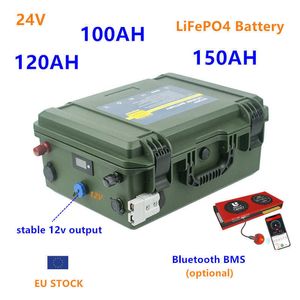 24V 100AH ​​120AH 150AH LIFEPO4 Pil 24V Lifepo4 Pil 100AH ​​120AH 150AH 24V Lityum Pil İnvertör Motor Sireni