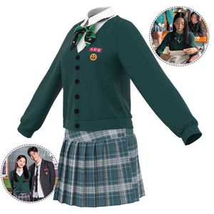 Tema Kostümü 2022 Hepimiz Ölü Cosplay Costumes JK Okulu Tekdüzen Cosplay Sweater Çift Kıyafet Rolü Kadınlar Partisi J220713