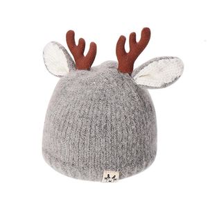 Рождественские украшения шляпа шапочка вязаная детская детская зима теплое рога