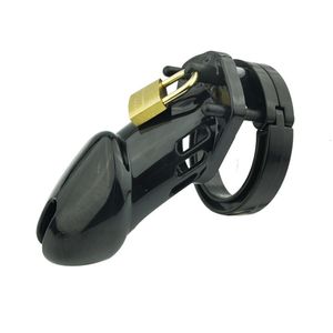 Cockrings Plastic Chastity Cage for Male Bondage Ball Stretcher Cock Penis Lock Ring BDSM Belt Sex Toy Man 221130