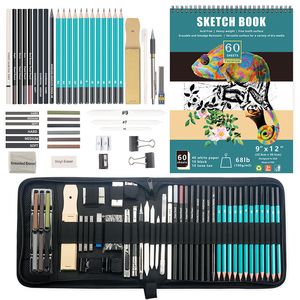 Çeşme Kalemler Eskiz Çizim Kiti Premium Grafit Kömür boya kalemleri ve Çizim Araçları Sanatlar için Sanat Malzemeleri Yeni Başlayanlar İçin Hediyeler Eskiz Hediyeleri 221130