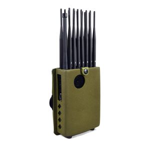 Alligator portable 16 antennas 5G jamm ers block ing CDMA GSM800 DCS1800 UMTS2100 GPS Lojack VHF UHF WIFI2.4G 5.8G 315 433 868