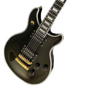 Lvybest Çin Elektro Gitar Tak Matsumoto Siyah Renkli Altın Donanım Maun Vücut ve Boyun 6 Strings