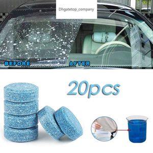 Araba ön cam temizleyici efervesan tabletler katı yıkama ajanı evrensel otomobil cam su tozu kurum çıkarıcı