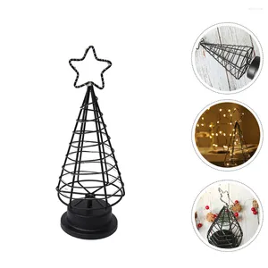 Полоски 1pc Половое дерево дизайн лампочка ночная рождественская светодиодная лампа на рабочем столе Черная