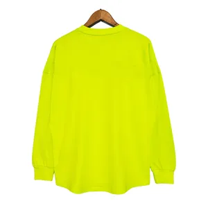 Tees tshirt sonbahar moda erkek kadın tasarımcıları t gömlekler uzun kollu avuç içi üstleri lüksler mektup tişörtleri giyim 2023 yeni mürettebat boyun ceketleri