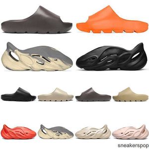Designer Men Women Slides Outdoor shoes Bone Orange Earth Brown Desert Sand Resin Core Soot Slippers Triple Black White Mens Womens Sandals