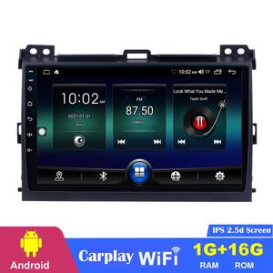 Car DVD Radio Touch Screen Player Android 9-дюймовый 16G Stereo для Toyota Prado 2007-2010 GPS Navigation System