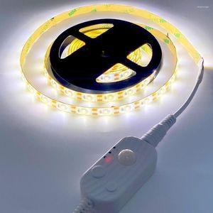 Şeritler LED hareket etkinleştirilmiş bant ışıkları pir sensörü kabine yatağında usb aydınlatma yumuşak şerit lamba insan vücut indüksiyon ışığı