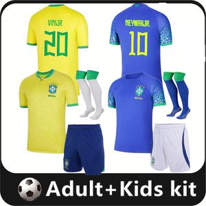 Camisa Brasil 2023 Neymar Futbol Formaları 22 23 Brezilyalı Çocuk Kiti Richarlison Vini Jr. Antony Raphinha L.Paqueta G.Jesus Casemiro Dünya Kupası