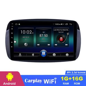 9 inç Android Araba DVD GPS 2016 MERCEDES için Stereo Player Benz Smart With WiFi USB AUX Destek Arka Bakış Kamerası OBD II