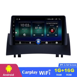 Renault Megane 2 2004-2008 9 inç android için telefon defteri usb araba multimedya sistemi ile araba dvd video oynatıcı