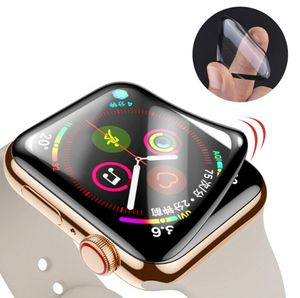 PMMA 3D Полноэкранный защитник прозрачные пленки для Apple Watch 3 5 6 SE 7 8 Ultra 38 мм 40 мм 41 мм 42 мм 44 мм 45 мм