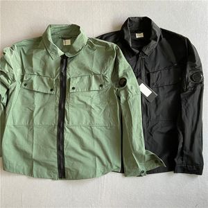 Mens jaqueta britânica mass de camisa solta jaquetas de vestuário tingido utilidade utilidade de utilidade primavera outono do cardigão de lapela de roupas de lapela