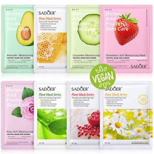 Avocado Strawberry Rose Moisturizing Facial Mask Shrink pores Anti-wrinkle Hydrating Anti-Agin Oil-Control Repair Face Masks