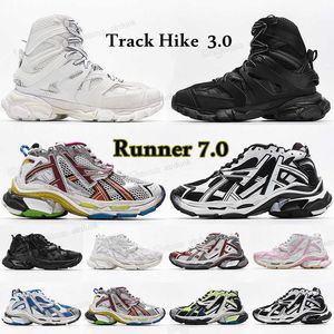 Sıradan Ayakkabı Track Spor Sneakers Trainers Shoe 3.0 Bot Serisi Vintage Black White Running Trend Tasarımcıları Kadın Erkekler Yüksek Topla Maçlı Yürüyüş