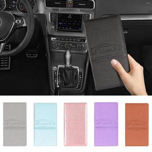 Car Organizer Registration And Insurance Holder Leather Driving License Passport Storage Bag Portable Document For Drivers