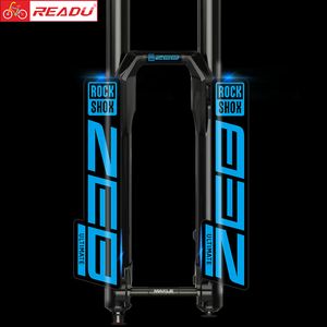 Bisiklet grup kümeleri Readu Rockshox Zeb Ultimate Mountain Front Fork Decals Bisiklet Stickers Aksesuarları 221008