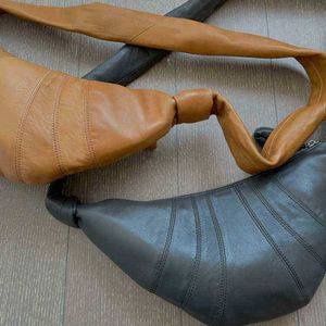 Сумки для плеча Lemair Ox Rogn Bag Sock Skin Kesong Crosfique Cross Compling Leather Method Method Pit