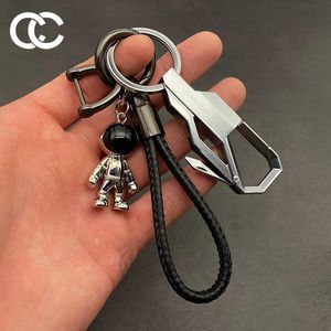Anahtarlıklar Yeni astronot anahtarlık yaratıcı metal kişilik portatif hizmet bıçakları hayatta kalma bıçağı anahtar zinciri erkekler ve kadınlar moda hediye t221006