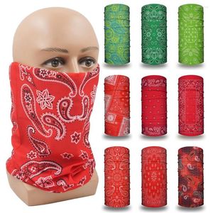 Bandanas Red Bandana Face Mask Cycing Hiking Running Yoga Hair Headband For Women Men Cooling Neck Gaiter Cover Balaclava