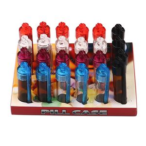 Пластиковая бутылка для нюхательного табака Snorter Bottle Case Контейнеры для таблеток Портативный нюхательный карман Прочный нюхательный табак Mix Color 67mm 51mm 36mm