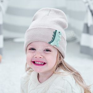 Новорожденный милый мультфильм узор в крючке шляпы мягкие удобные вязаные шерстяные шапки детская одежда