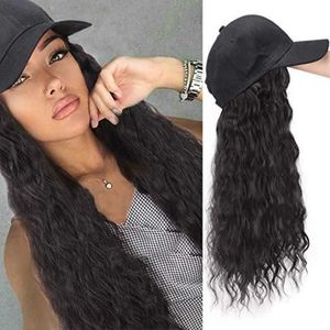 Синтетическое парики шляпа парик женский парик длинный завиток сгново