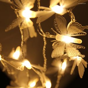 Dizeler Parlak 5m 20leds Dragonfly/Kelebek/Karahindiba Noel LED String Peri Işık Şeftali Kapalı Açık Bahçe Ağacı Dekorasyonu