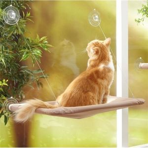 Cat Beds Furniture Cute Pet Hanging Bearing 20kg Sunny Window Seat Mount Hammock Comfortable Bed Shelf 221010